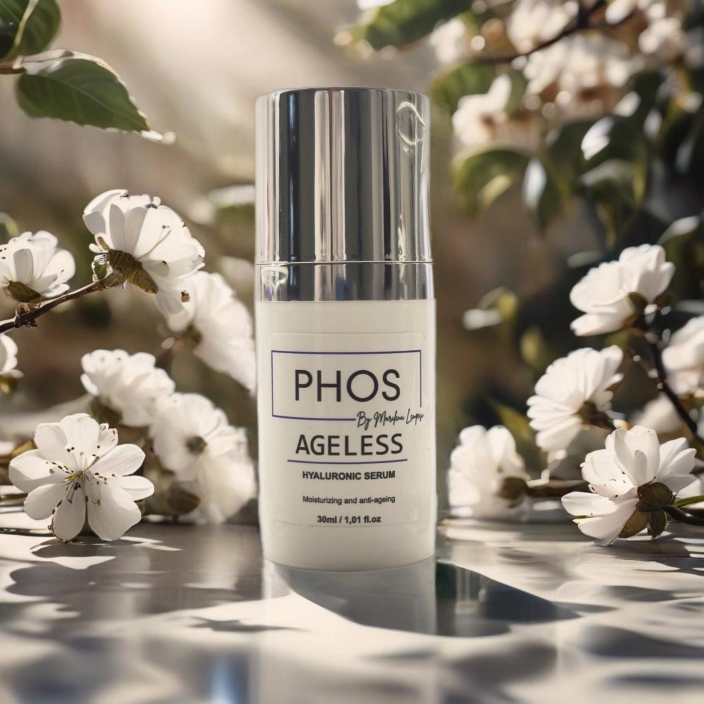 Ορός Προσώπου Phos Ageless με Υαλουρονικό Οξύ – Αντιγήρανση & Ενυδάτωση