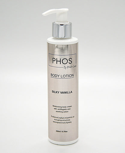 Ενυδατική Κρέμα Σώματος Phos Silky Vanilla – Βελούδινη Υφή & Άρωμα Βανίλιας