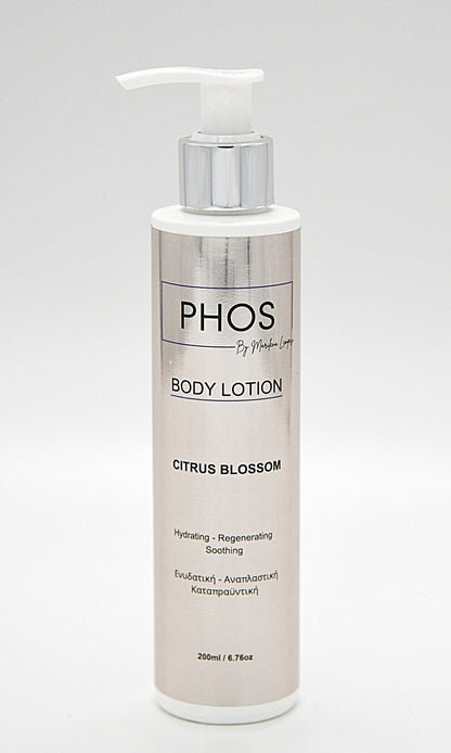 Ενυδατική Κρέμα Σώματος After Sun Phos Citrus Blossom – Με Άρωμα Εσπεριδοειδών & Ανθών - Phos By Marilena Lempesi