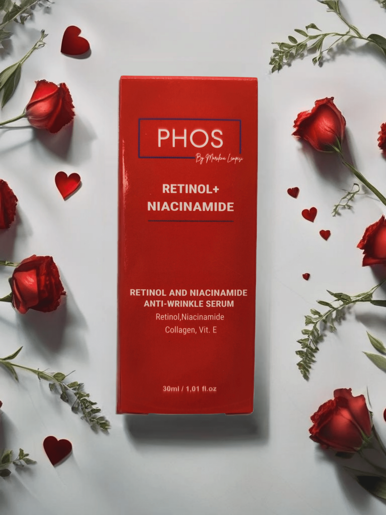 Ορός Phos Retinol & Niacinamide – Αντιγήρανση και Αναζωογόνηση Προσώπου - Phos By Marilena Lempesi